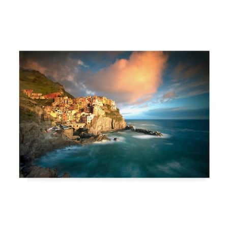 Alan Klu 'Cinque Terre, Italia' Canvas Art,16x24